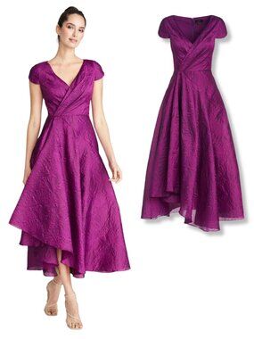 NWOT Theia Sevyn High Low Cocktail Dress in Deep Orchid - US 16/XL XXL